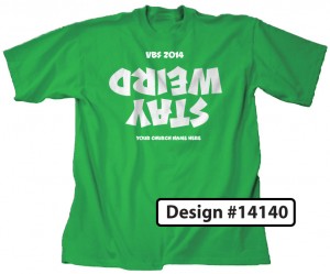 Stay Weird Green Shirt