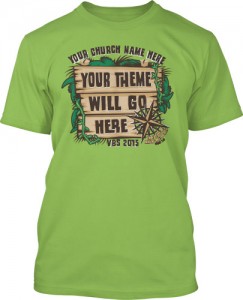 Journey off the map VBS t-shirts